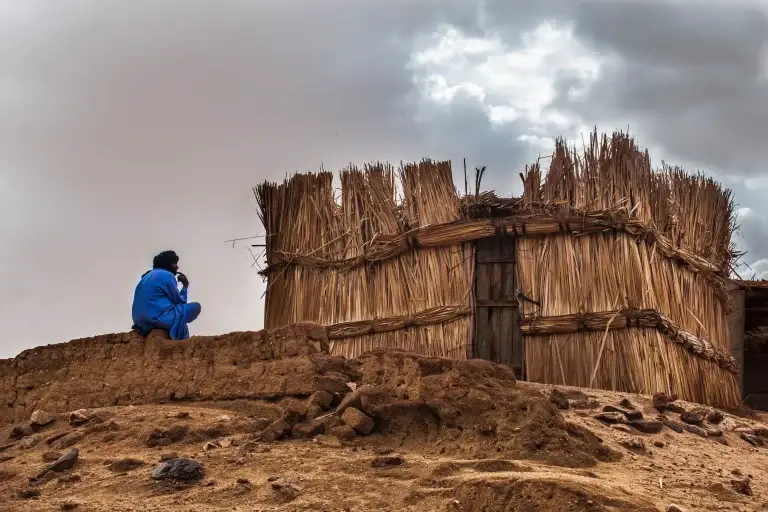 L'habitat ancestral de la région de l'Ahaggar.